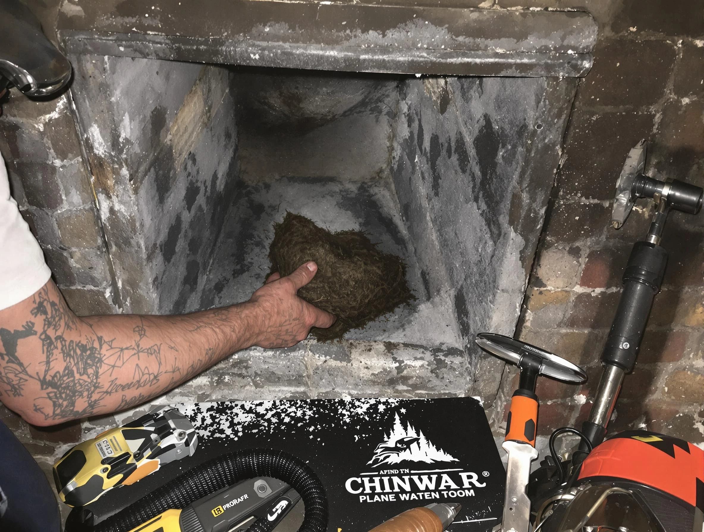 Bernalillo Chimney Sweep safely removing debris and screening chimney in Bernalillo, NM