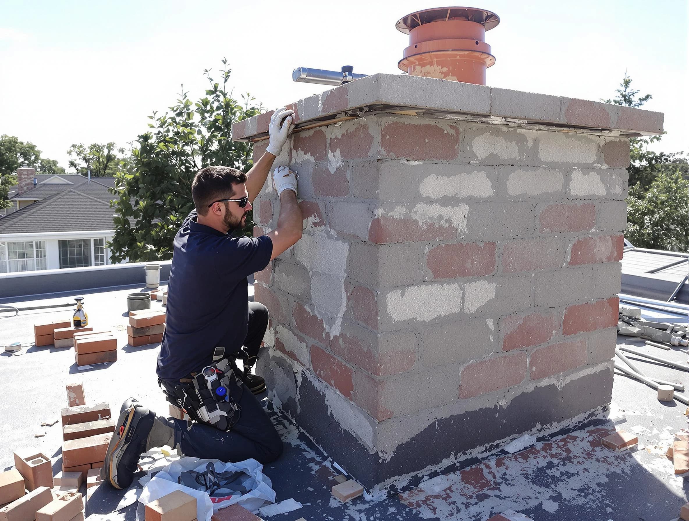 Advanced chimney repair process by Bernalillo Chimney Sweep in Bernalillo, NM
