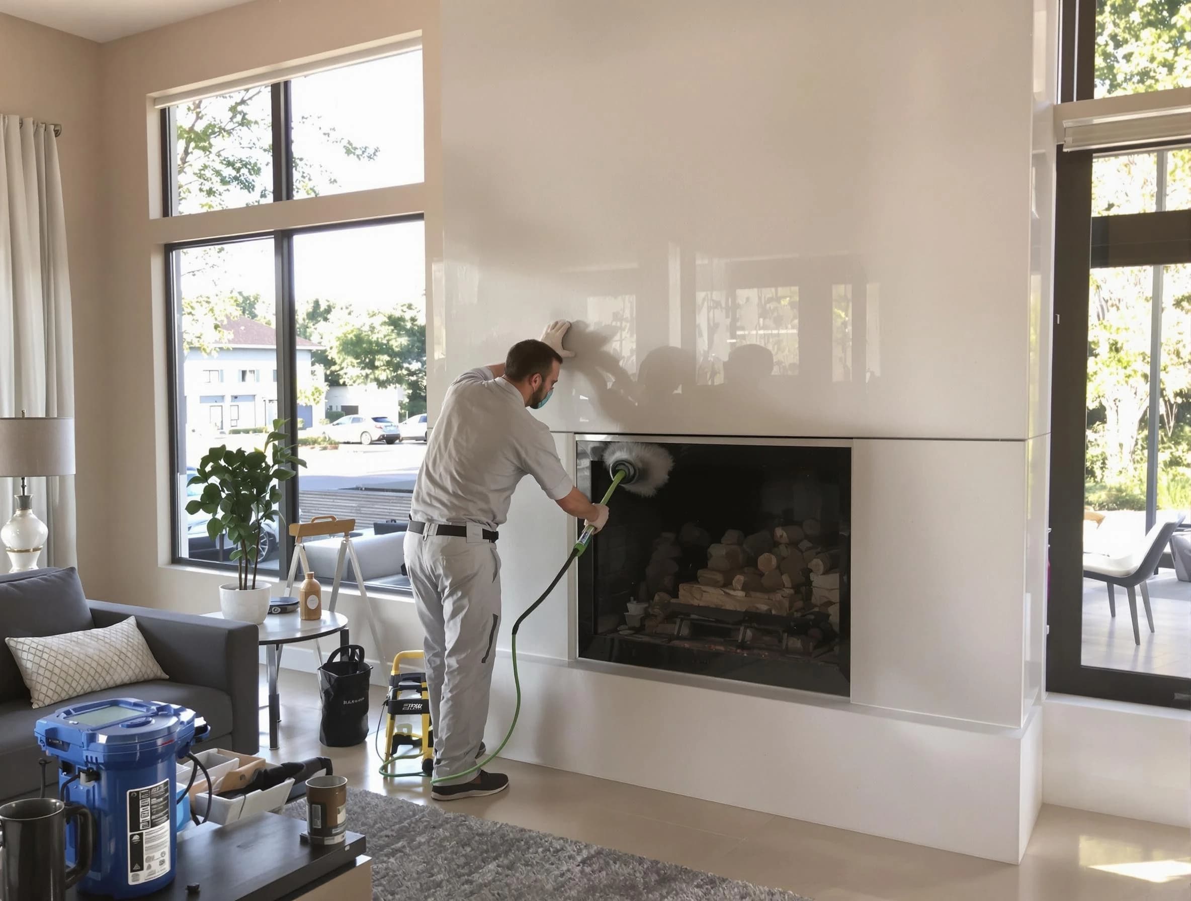 Bernalillo Chimney Sweep performing thorough soot removal in Bernalillo, NM